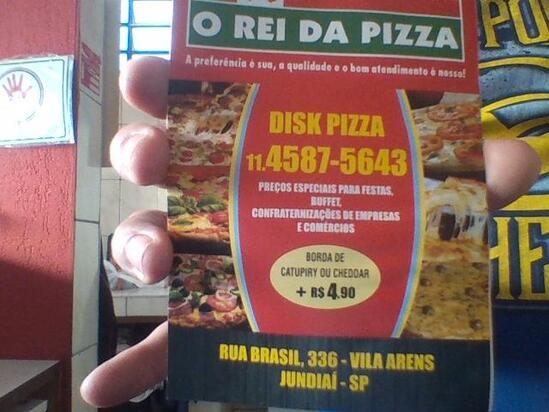 Menu Em O Rei Da Pizza Pizzaria Jundia