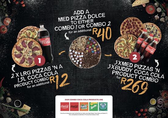 Menu at Pizza Baby! Ravenswood pizzeria, Boksburg
