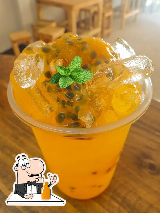 Menu at PB coffee&tea cafe, Tha Sop Sao
