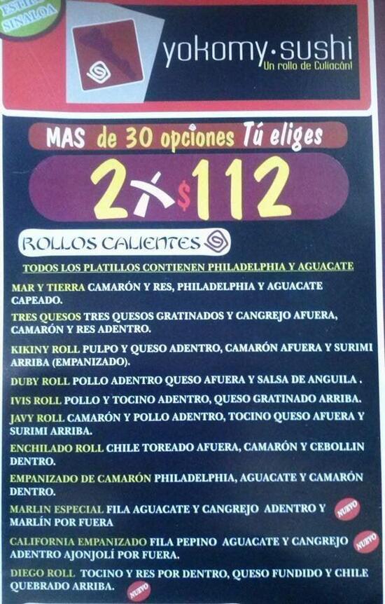 Total 78+ imagen yokomy sushi tijuana - Viaterra.mx