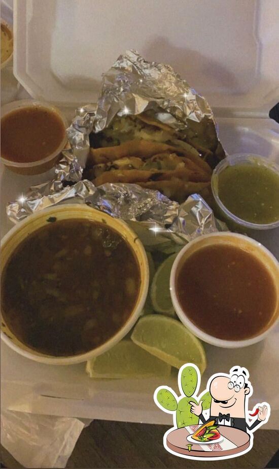 Menu at Tacos El Jefe's restaurant, Las Vegas