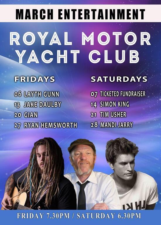 royal motor yacht club woolooware menu