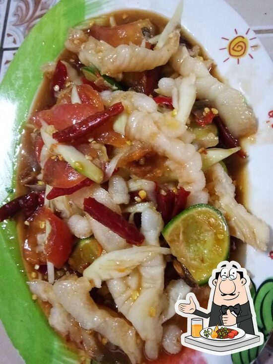 Menu at ร้านตำแซ่บลืมผัว restaurant, Watthana Nakhon