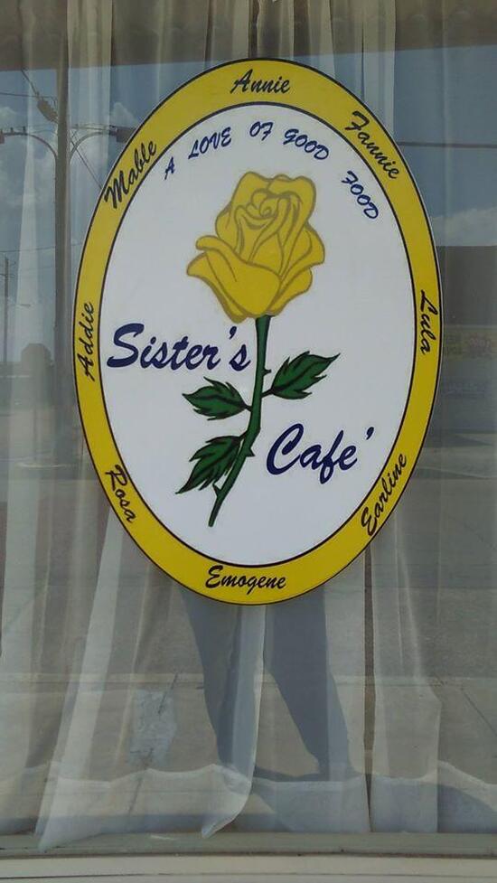 Menu at Sister's Café restaurant, Aliceville