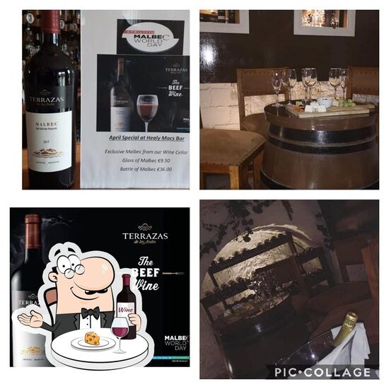 Menu at Healy Mac’s Bar at Destination Breaffy, Castlebar