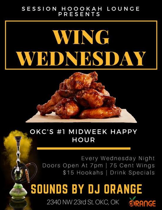 Session Hookah Lounge, 3500 N I35 Service Road in Oklahoma City