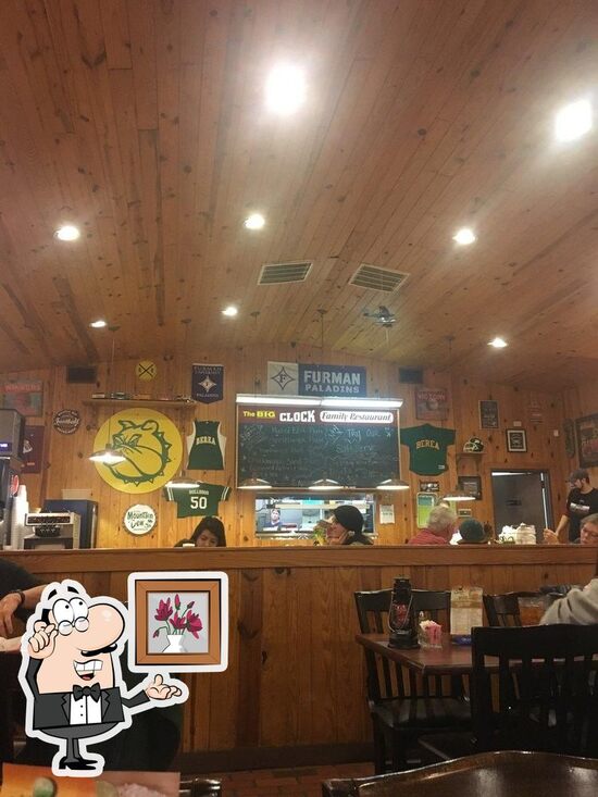 Menu at The Big Clock BBQ, Greenville