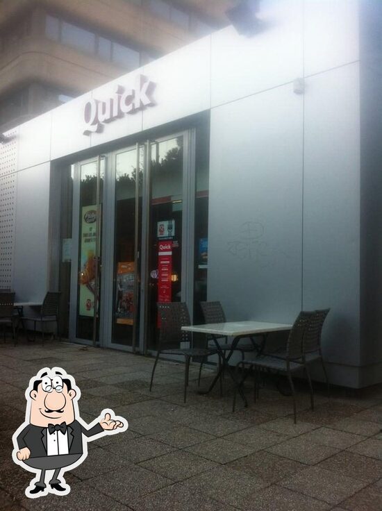 Menu at Quick restaurant, Bordeaux, Rue du Château d'Eau