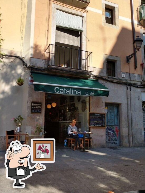 Menu at Catalina Café, Barcelona, Carrer d'En Giralt el Pellicer