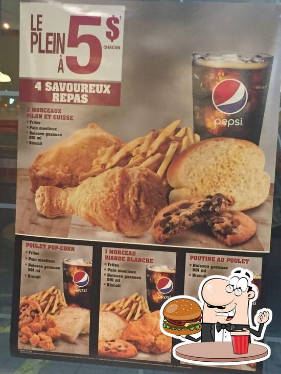 PFK fast food, VaudreuilDorion Menu du restaurant et commentaires