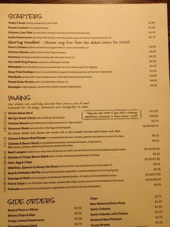 Menu at White Horse pub & bar, Hemel Hempstead