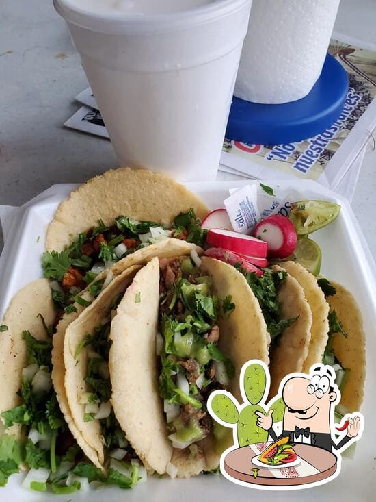 Menu at Las Palmas Taco Truck restaurant, Columbia