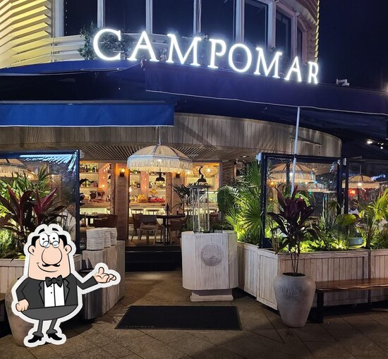 Carta del restaurante Campomar Masaryk, Ciudad del México