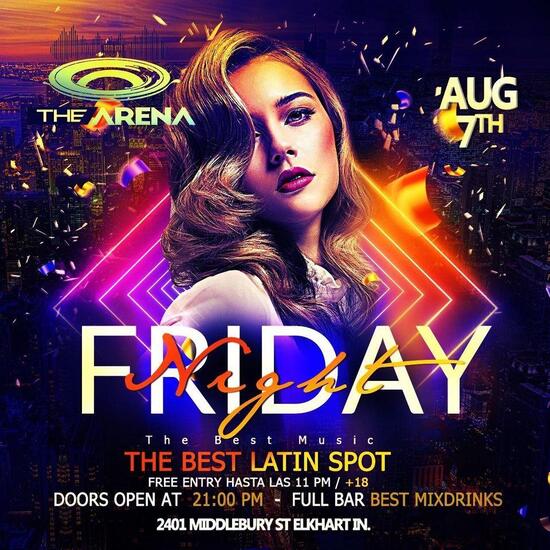 Carta del club The Arena Michiana, Elkhart