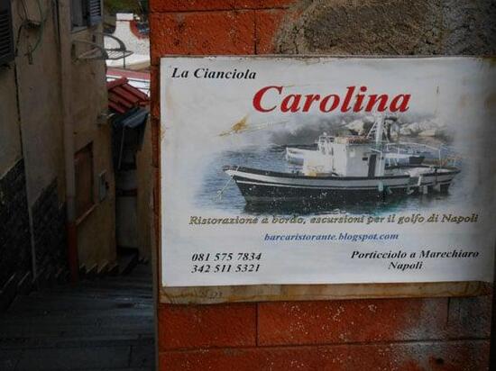 Speisekarte Von La Cianciola Neapel Calata Ponticello A Marechiaro