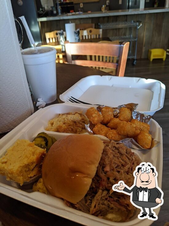Menu at Wolf It Down BBQ, Lyons