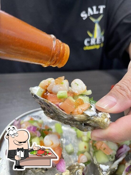 Menu at La Cruda Mariscos restaurant, Riverside