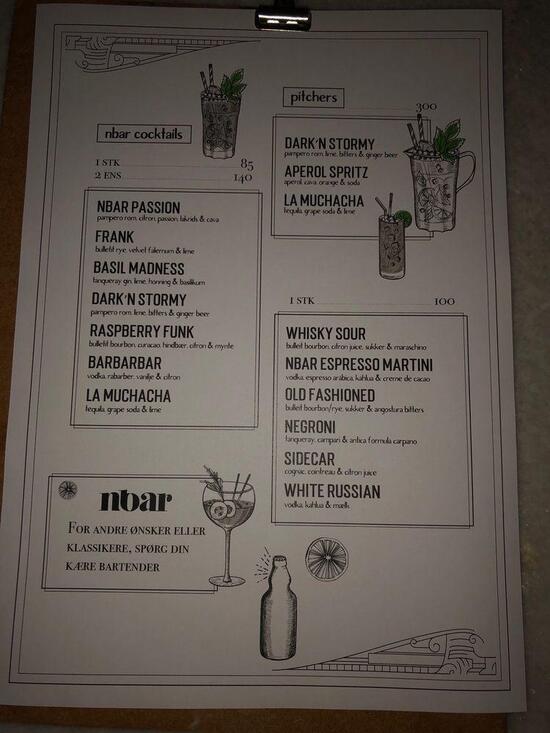 Menu At Oak Room Pub Bar Denmark
