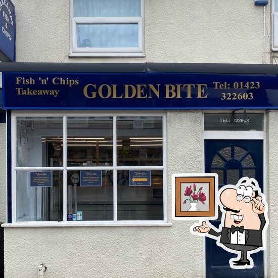 Menu at Golden Bite fast food, Boroughbridge