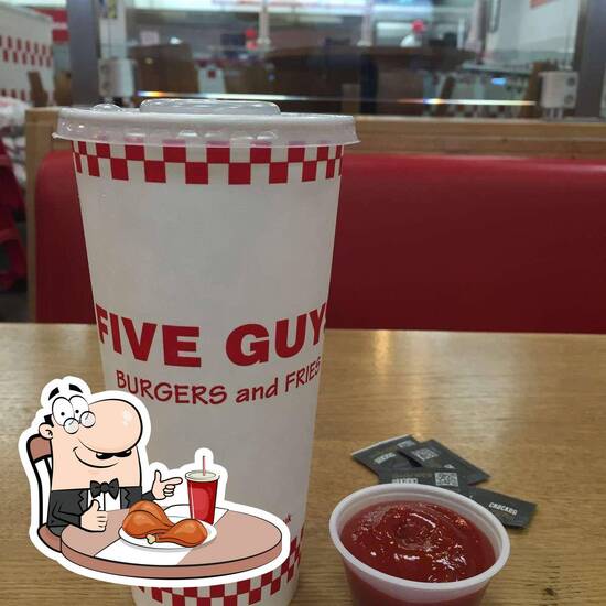 Menu at Five Guys Westfield London fast food, London, Unit 1069/1070