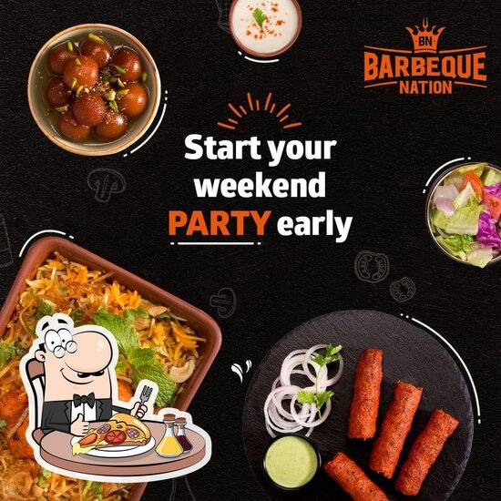 Menu at Barbeque Nation, Meerut, Khasra No. 5832