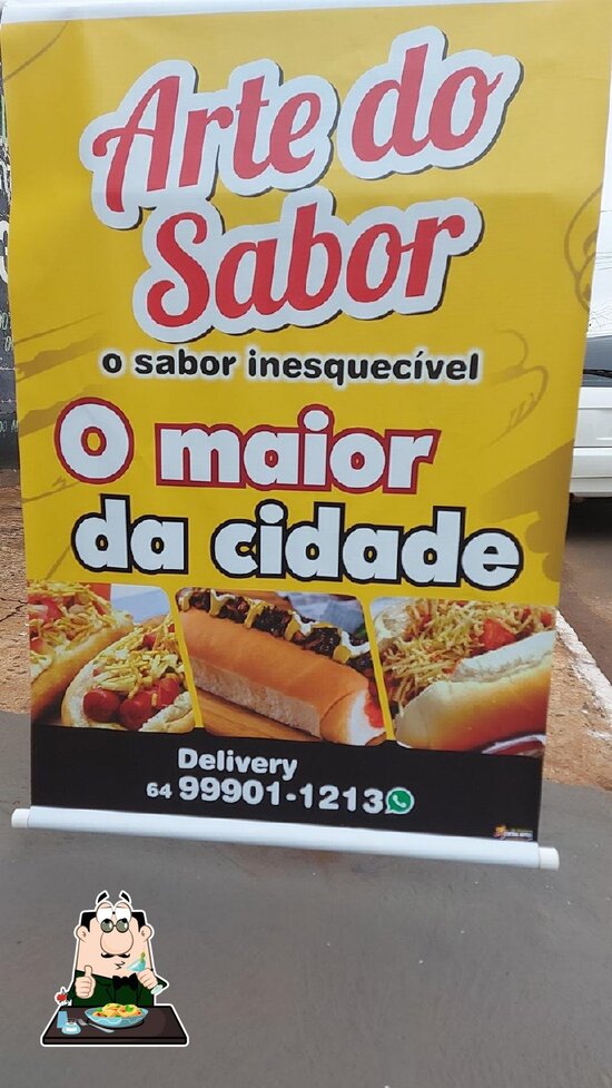 Menu Em Arte Do Sabor Cachorro Quente E Salgados Pub Bar Rio Verde