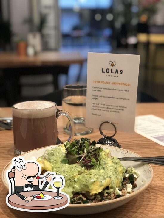 Menu at Lola's Cafe Bar, Lake Oswego
