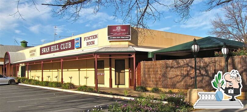 Menu at Swan Hill Club, Swan Hill