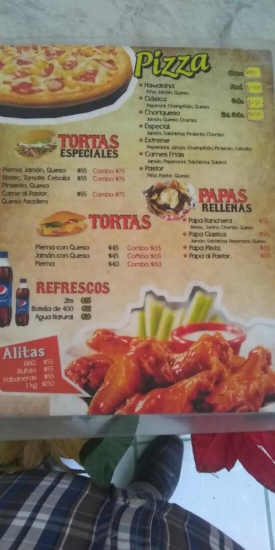 Menu at John Pizzas & Burguer restaurant, Ciudad Valles