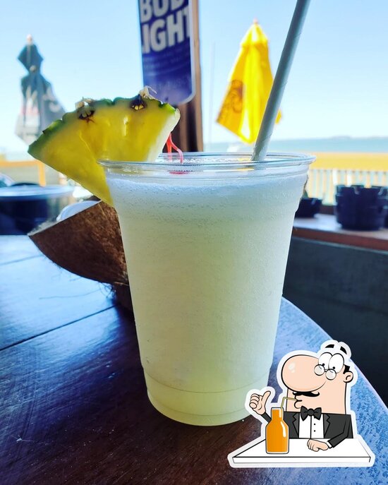 Menu at Coconut Jack's pub & bar, South Padre Island