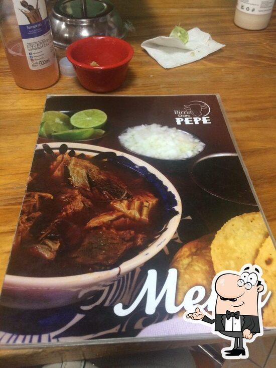 Menu at Don Pepe restaurant, Mexico City, Esq. Campesinos