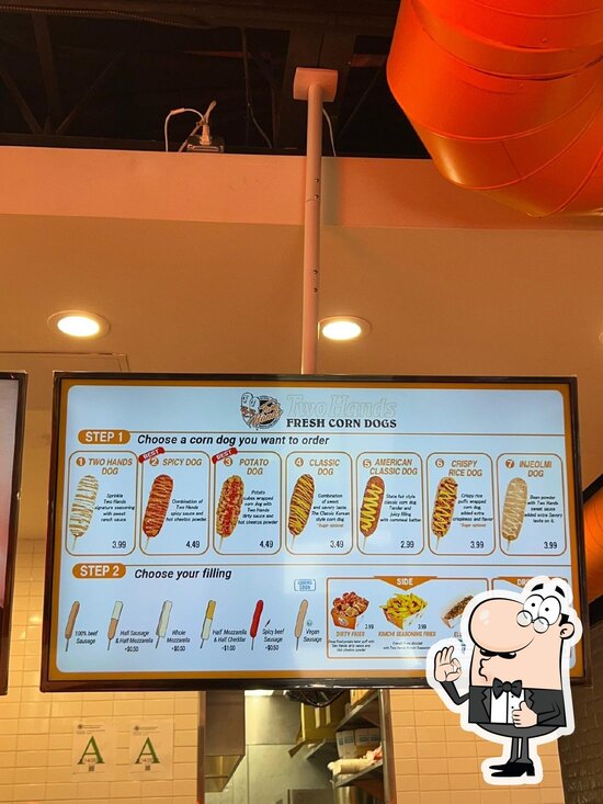 Menu At Two Hands Corn Dogs Fast Food Tempe S Rural Rd 106