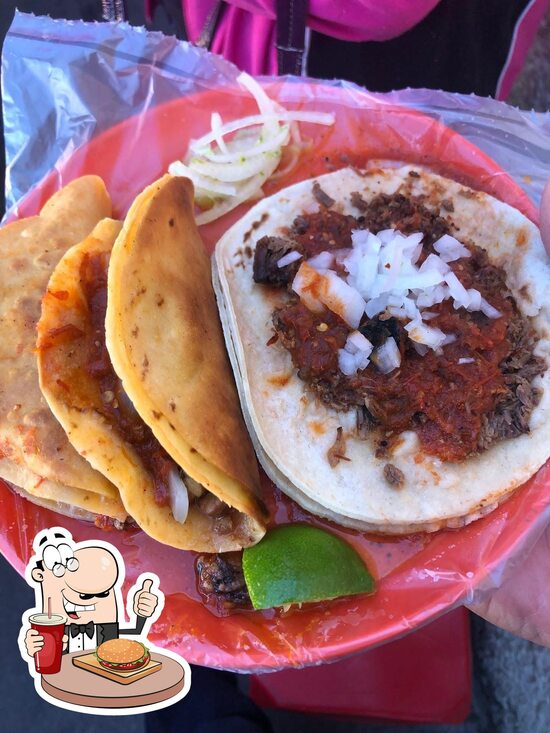 Menu at Tacos de Birria Tatemada restaurant, Tepic, Buenos Aires