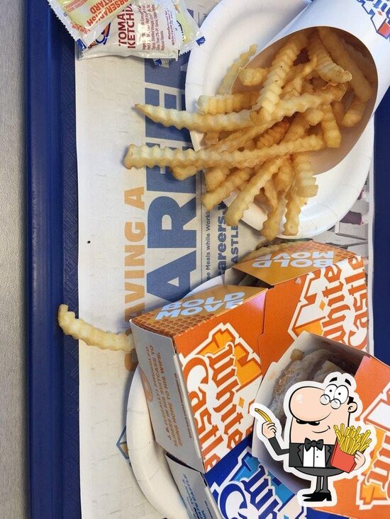 Menu at White Castle fast food, Kokomo, E Markland Ave