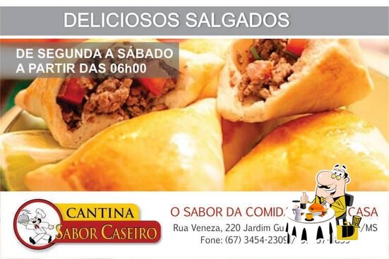 Menu Em Cantina Sabor Caseiro Restaurante Maracaju