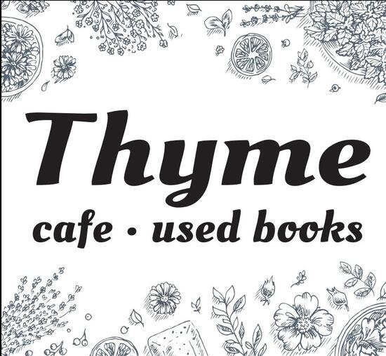 Menu at Thyme Cafe and Books, Winnipeg