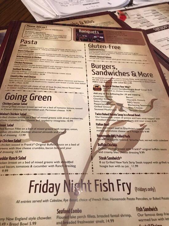 Menu at Cotton Exchange pub & bar, Waterford