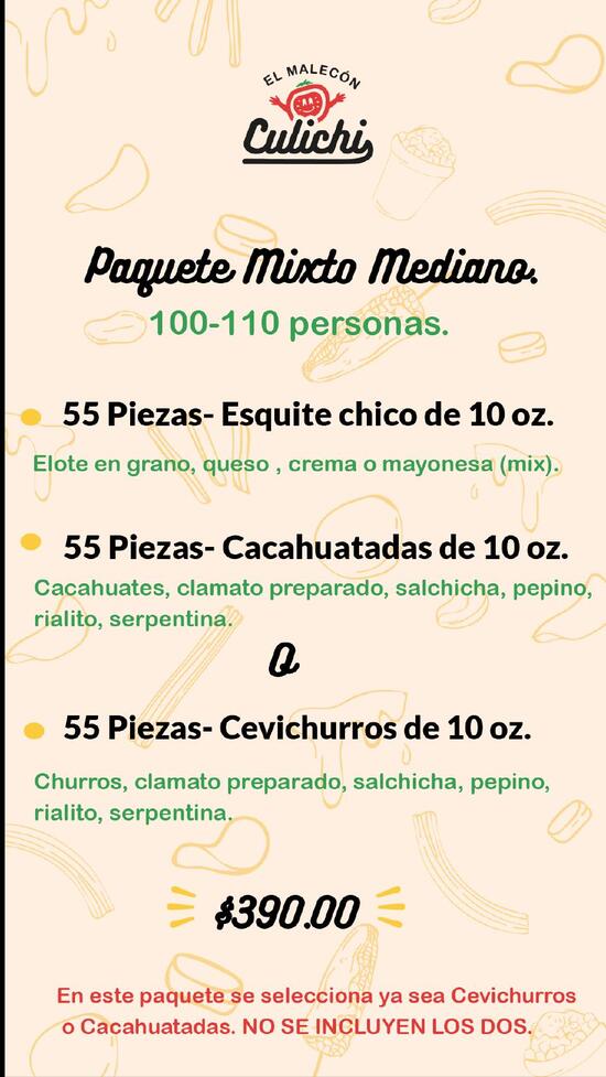 Carta Del Pub Y Bar El Malec N Culichi Phoenix