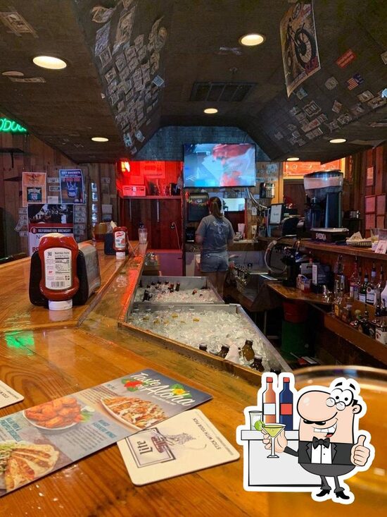 Menu at Buffalo's fast food, Canton