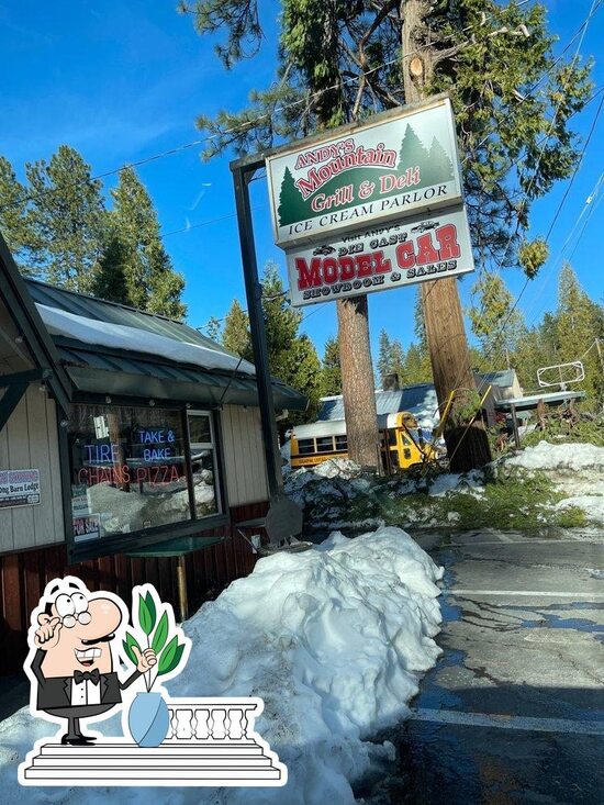 Menu at Andy's Mountain Grill restaurant, MiWuk Village, CA108