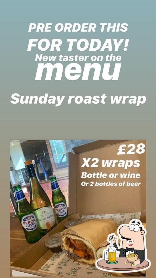 Menu at The Castle Inn restaurant, Caldecott