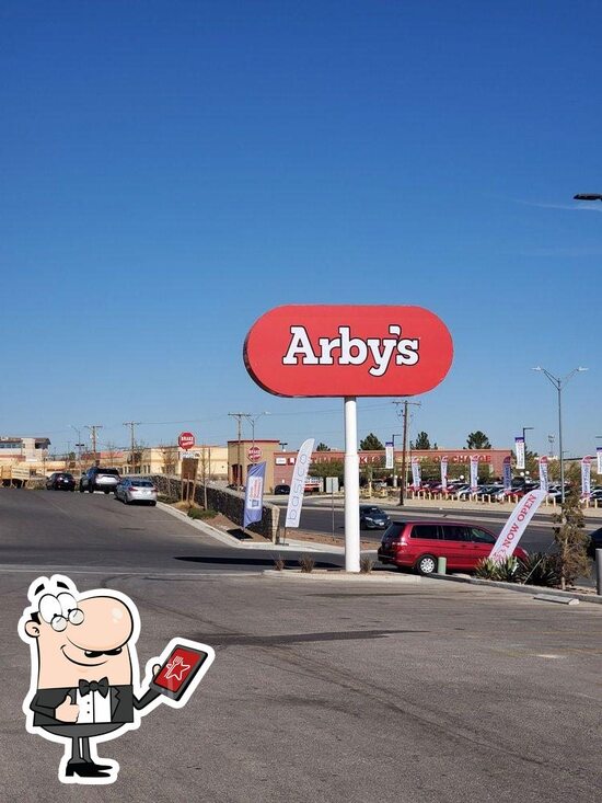 Menu at Arby's fast food, El Paso, 1385 Dieter Dr