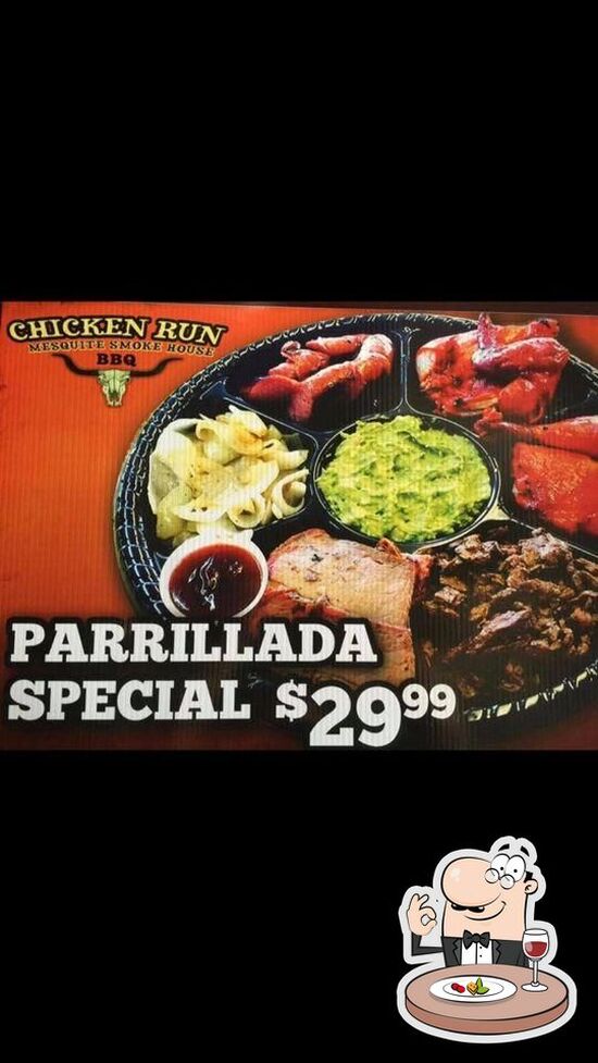 Chicken Run BBQ, 1552 Palm Blvd 18 in Brownsville Restaurant menu