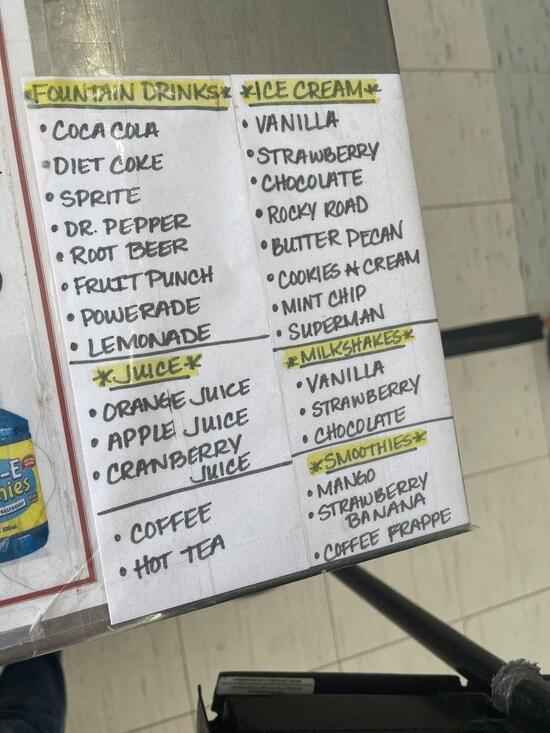 Keams Canyon Cafe, 403 AZ264 in Keams Canyon Restaurant menu and reviews