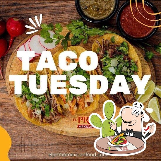 Carta del restaurante El Primo Mexican Food, Vernon