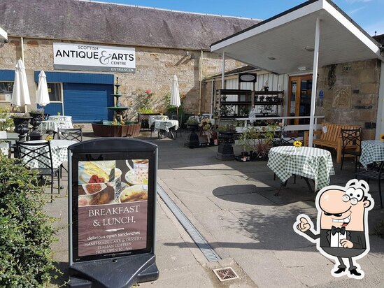 Menu at Scottish Antiques & Arts Centre cafe, Doune