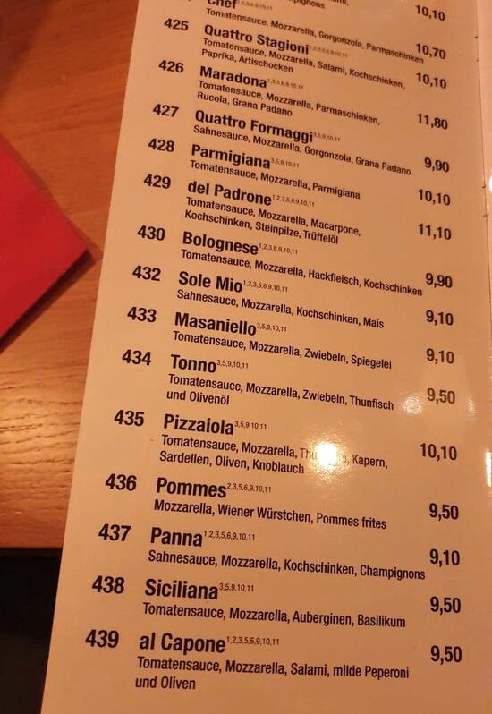 Menu at Stella Restaurant & Pizzeria, Halle (Saale)