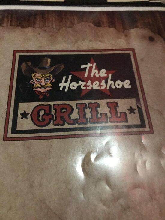 Menu at The Horseshoe Grill restaurant, Berryville, 3032 W Trimble