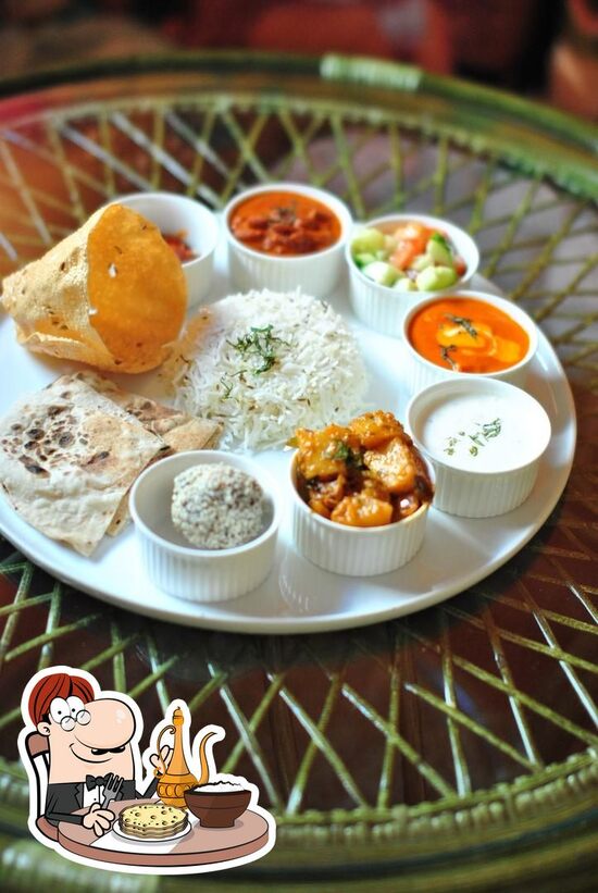 Menu at Ayurveda restaurant, Saint Petersburg