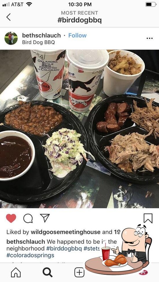 Bird Dog BBQ, 6965 Mesa Ridge Pkwy 190 in Fountain Restaurant menu
